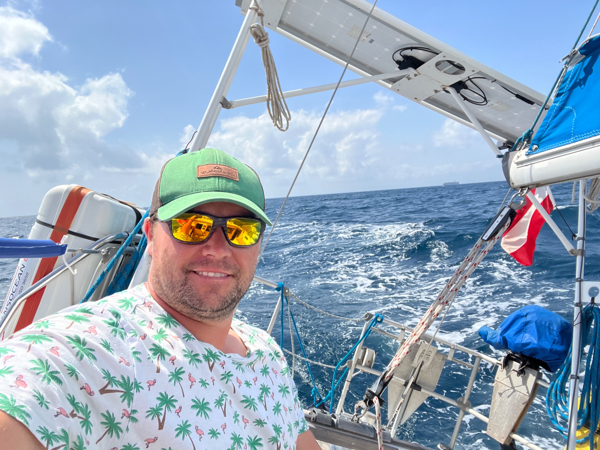 Clemens Holzapfel beim Segeln